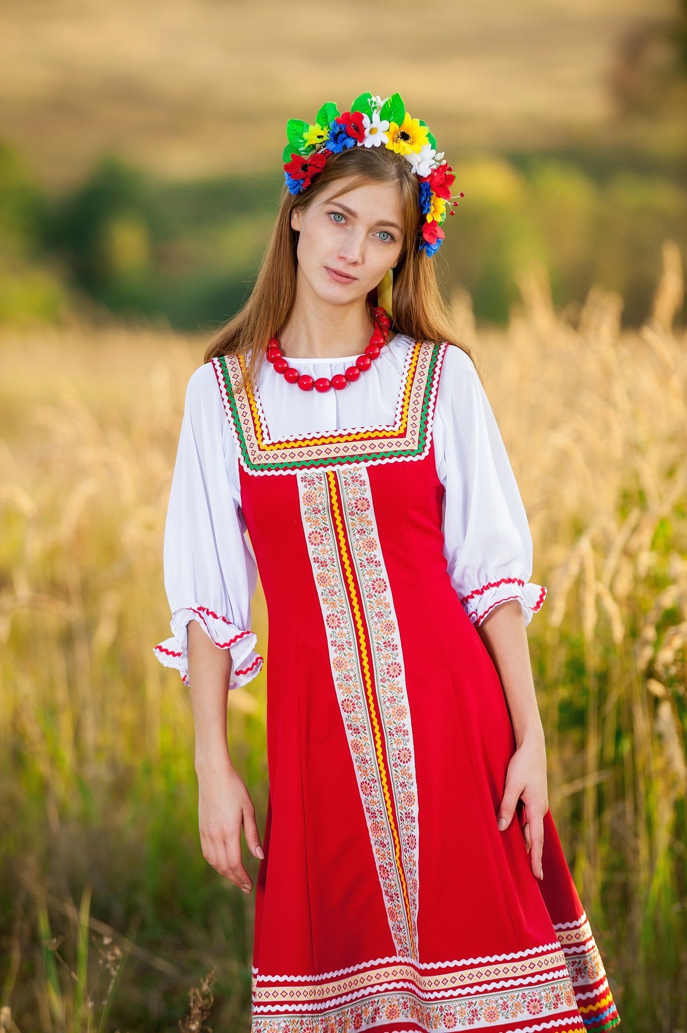 Women in Slavic costumes in Castries — step in, relax, and chat live